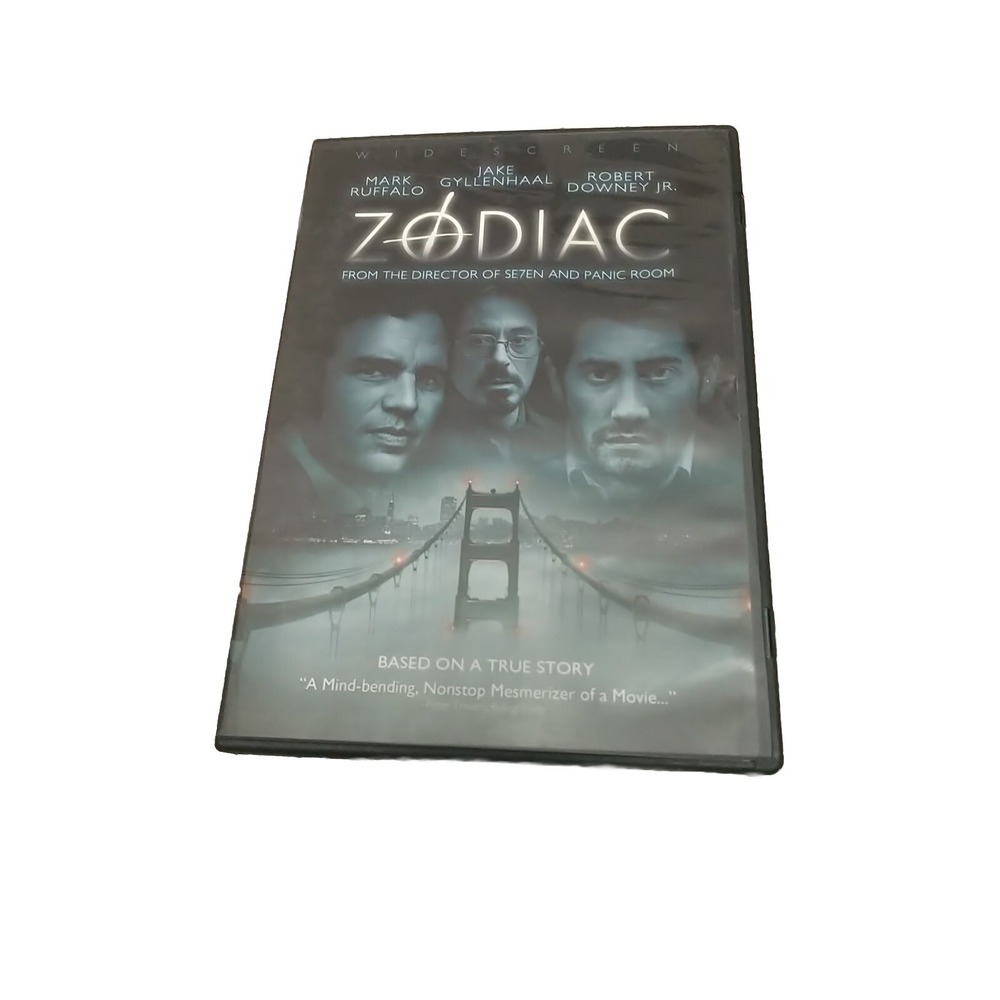 Zodiac DVD 2007 Widescreen David Fincher Jake Gyllenhaal R Rated Movie